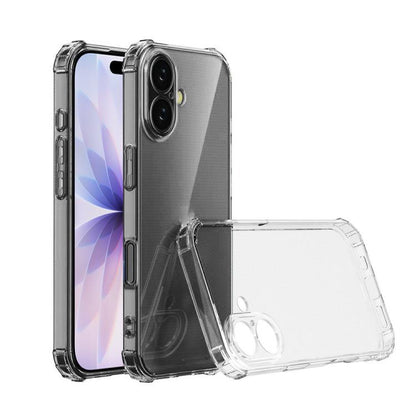 Four-Corner Shockproof Clear TPU Phone Case
