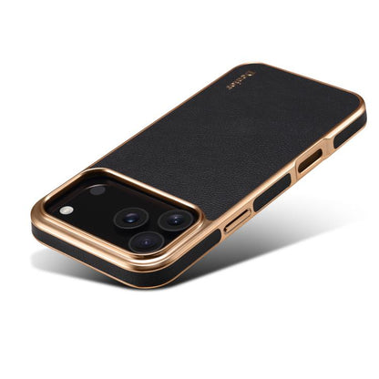 Denior Cowhide Leather Plating Phone Case