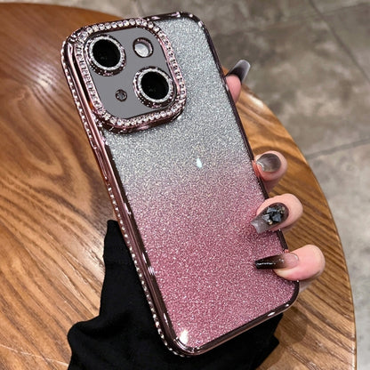 Diamond Gradient Glitter TPU Phone Case
